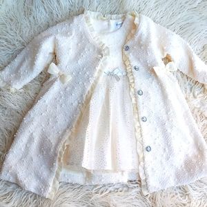 Ivory dress with Jacket